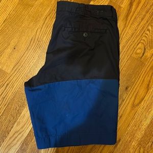 Jcrew Stanton shorts navy and royal blue 33” waist 9”inseam Excellent condition!
